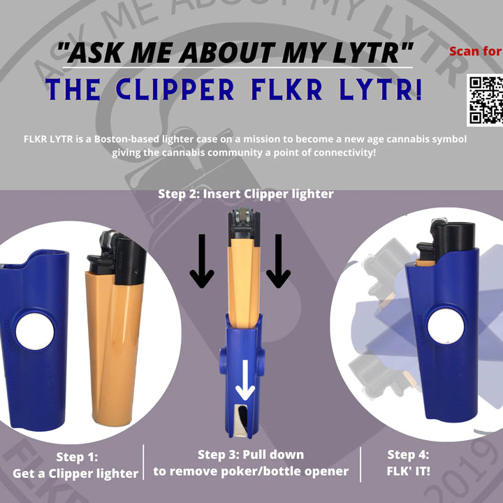 FLKR LYTR® Fidget Spinner Lighter Case Limited Edition "Trump Mug Shot" for Clipper Lighter® Case - $11.99