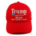 Trump 45-47 MAGA Hat Trump 2024 Hat Make America Great Again Hat Embroidered Adjustable Baseball Cap One Size Trump 2024 Red